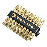 エジソン電気ドライバビットセットハンドツール 6.35 mm L x 65 mm MD ） 3679-2065 10 PC / 設定