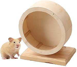 Amazon Bonheur ハムスター回し車 サイレント ホイール 木製 静音 天然松木 小動物 サイレントホイール ランニング 運動不足解消 ハムスター おもちゃ ウッド M Bonheur 回し車 トンネル 通販