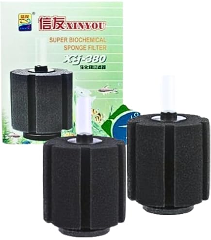 Amazon | 投げ込み式 スポンジフィルター 2個セット【エアストーン内蔵