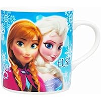 ディズニー 「 アナと雪の女王 」 アナ&エルサ マグカップ L ブルー 111129