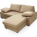 ソファ ソファー カウチソファ スツール 2人掛け ワンルームに置ける コンパクト ポケットコイル ベージュ