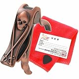 Phoenix ワンタッチ ギターカポタスト【type skull＆saber】お手入れ用ファイバークロス／ピック／メーカー保証書＜4点セット＞Bronze（ブロンズ）