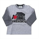 [D&Gジュニア] D&G junior アパレル (Tシャツ) L13192 ライトグレー×グレー (6/9M) ベビー [並行輸入品]