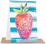 Yellow Owl Workshop Sketch Thank You Strawberry　カード