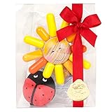 出産祝い ベビーギフト granpapa（グランパパ） 木のラトル 手あそびの木のおもちゃと布のラトル ギフトセット HABA sterntalar