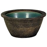 信楽焼　信楽BEST SELECTION　水鉢　窯肌水蓮鉢　16号　全高24cm×直径49.5cm