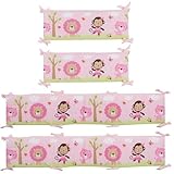 Just Born Sassy Safari Baby Crib Bumper by Triboro Quilt Mfg Co