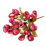 手作りのローズシミュレーション2本セット人工花、ローズ