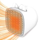 INSE セラミックヒーター 電気ファンヒーター 【カイロ付き】小型ヒーター ３秒速暖 電気ストーブ ミニヒーター 足元ヒーター コンパクト