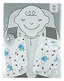 めんぷます田 赤ちゃんのガーゼベルトカバー Peak-a-boo 約16×22cm(2個入)※広げた状態 綿100% 日本製