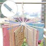 OEM洗濯物干し 洗濯ハンガー スーパーキャッチ パラソルハンガー 20本掛け 室内 外干し パラソルハンガー ピンク