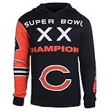 NFL Football Super Bowl CommemerativeアクリルHoody – Pickチーム( Chicago Bears、ミディアム）