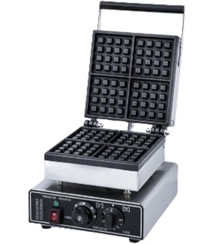 Amazon.co.jp: Qtrz ワッフルメーカー 180°回転可能 家庭用 両面焼き