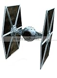 2 " Imperial Galatic Empire Tie Fighter Ship Star Wars Classic Episode IV取り外し可能な壁デカールステッカーアートホームデコレー