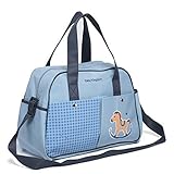 Mom Miya Multi Function Baby Diaper Nappy Changing Bag Changing Mat Mummy Handbag 3 Color (Blue) by 