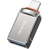 Mcdodo USB-A 3.0 to ライトニング 変換アダプタ OTG機能対応 高速データ転送 USB3.0 to ライトニング 即座アクセス 携帯電話/タブレットの拡張 安定した互換性 iOS16/15/14/13など 新しいiOSシステムは画