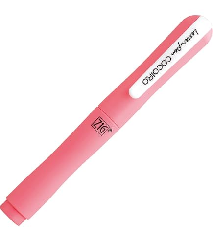 Amazon.co.jp: 呉竹 ZIG Letter pen COCOIRO 本体 恋桜 LPC-01S 【 3