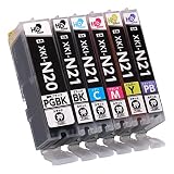 【インクのチップス】 キヤノン用 XKI-N21/N20 インクタンク XKI-N21+XKI-N20 6色セット 互換インクカートリッジ 残量表示対応 日本製の添加剤を使用した発色のよいインク 対応機種:PIXUS XK500 XK510 セット内容:XKI-N20PGBK XKI-N21BK XKI-N21C XKI-N21M XKI-N21Y XKI-N21PB
