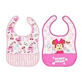 ▲▽ディズニー【disney】国内正規品△▼2枚組ミッキー&ミニーキャッチポケット付お食事エプロン (00, 10)