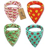 iZiv 4枚ベビービブ【食事用スタイ】防水よだれかけベビー0-2歳（カラー7）