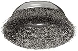 Weiler 804-13245 13245 Crimped Wire Cup Brush, 5/8-11 UNC, 0.014" Steel, 14000 rpm, 3" [並行輸入品]