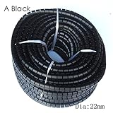 Dagly（TM）ダイヤ。22ミリメートルのプラスチックオフィス/ホームケーブルワインダーワイヤマネジメントディストリビュータハードウェアアクセサリ