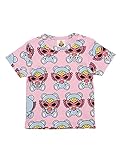 (マイファーストヒステリック) MY FIRST HYSTERIC オーガニックコットン SWEETY TEDDY MINI総柄 半袖Tシャツ 80cm ピンク