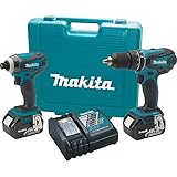 Makita XT211M 18V LXT Lithium-Ion 2-Pc. Cordless Combo Kit with Two 4.0Ah Batteries [並行輸入品]