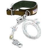 藤井電工 ツヨロン(TSUYORON) 柱上作業用安全帯 1本つり/U字つり兼用 63D柱上安全帯 63D-27-JAN-BX [落下防止 電気工事 高所での安全作業]