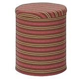 ファブリック ラウンド 収納 スツール カスケード レッド 96596