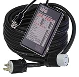 Powertronics Connections 25ft 30 amp Gen cord with P100 25-Feet 30-Amp Generator Power Cord and Prob
