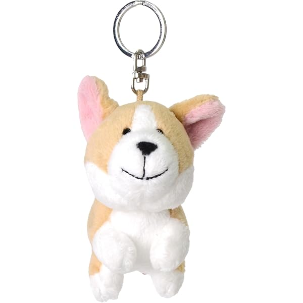 コーギー　お顔　ストラップ キーホルダー　置物 41unIj-pHxL.jpg_BO30,255,255,