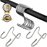 S形フックダブルと1ラウンドフック8 perパックステンレススチールは、任意の種類の天候で屋外や屋内使用