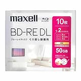 マクセル 録画用ブルーレイディスク BD-RE DL 10枚入り maxell [10枚 /50GB /インクジェットプリンター対応] BEV50WPH.10S
