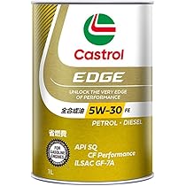 Amazon | Castrol(カストロール) エンジンオイル 5W-30 EDGE API SQ 1L