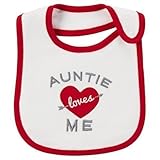 Carter's Just One You Auntie Loves Me Baby Bib by Carter's