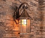 YJH+ 屋外の壁ランプ防水屋外ランプパティオバルコニー階段外壁壁ランプ 美しく、寛大な ( 色 : B )