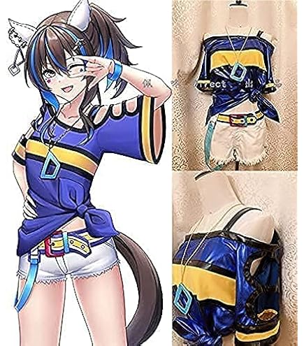 Amazon.co.jp: フルセット 衣装+ウィッグ +髪飾り ウマ娘 プリティー