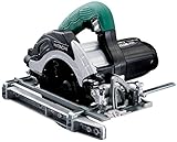 日立工機 深切り造作丸のこ のこ刃径165mm 1150W 逆5゜傾斜切断機構 LEDライト付 スーパーチップソーブラック付 C5UBY(S)