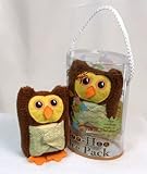 Stephan Baby Boo-Hoo Owl Comfort Toy and Boo Cube, Yellow by Stephan Baby [並行輸入品]