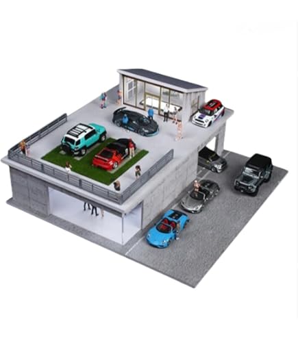 ★ MoreArt 1/64【実在の日本の商業ビル】ジオラマ　駐車場 付き Amazon.co.jp: MoreArt 1/64【日本の商業ビル】 ジオラマ 駐車場 付き