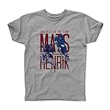 500レベルのキッズユース&キッズTシャツ – 新しいYork Henrik Lundqvistファンギア公式ライセンスby NHL選手Association – マットズッカレッロHenrik Lu
