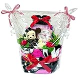 ミニーマウス　おむつケーキ　女の子　出産祝い　ギフト　パンパースS