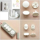 5PCS 3 Hole Baby Safety Electric Outlet Plug Protector Socket Cover Stopper Child Guard by edealing