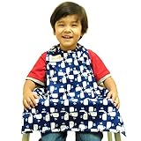 BIB-ON, A New, Full-Coverage Bib and Apron Combination for Infant, Baby, Toddler Ages 0-4+. One Size