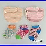 STAMPLE(スタンプル) スタイ2pとソックス3p プチセット 靴下 FREE,26ピンク