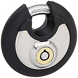 FJMセキュリティsx-796-ka硬化鋼ディスク南京錠with Tubularキー溝とラバーバンパー、Keyed Alike