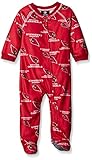 NFL Infant LA Rams Sleepwear All Over Print Zip Upカバーオール レッド