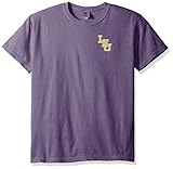 NCAA LSU Tigers状態野球レース半袖Tシャツ、ミディアム、グレープ