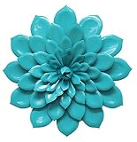 StrattonホームブルーLayered Flower Wall Sculpture 3.35" D x 19.88" W x 19.88" H グリーン SHD0137